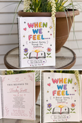 When We Feel — Personalized Coloring Book