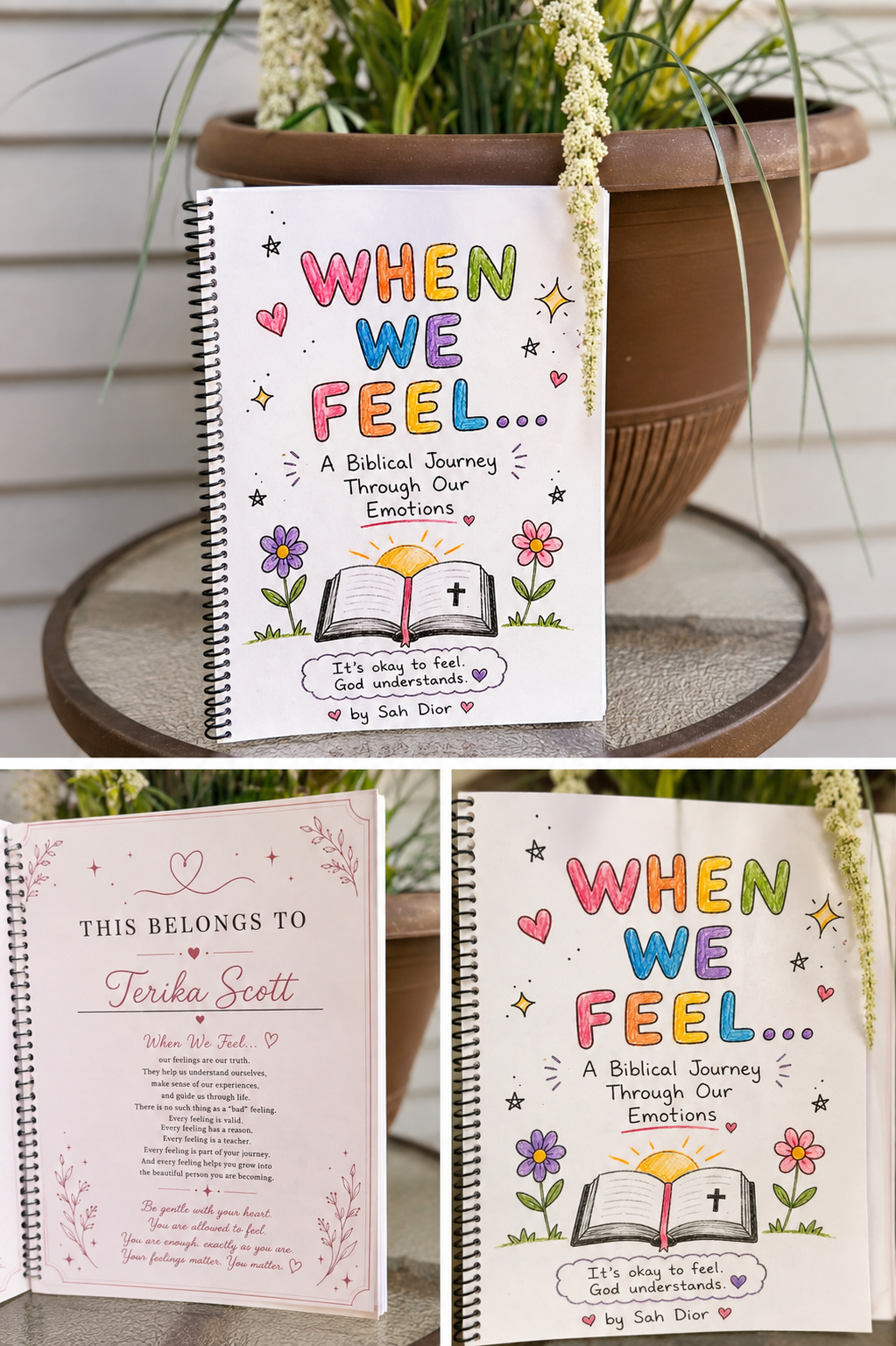 When We Feel — Personalized Coloring Book